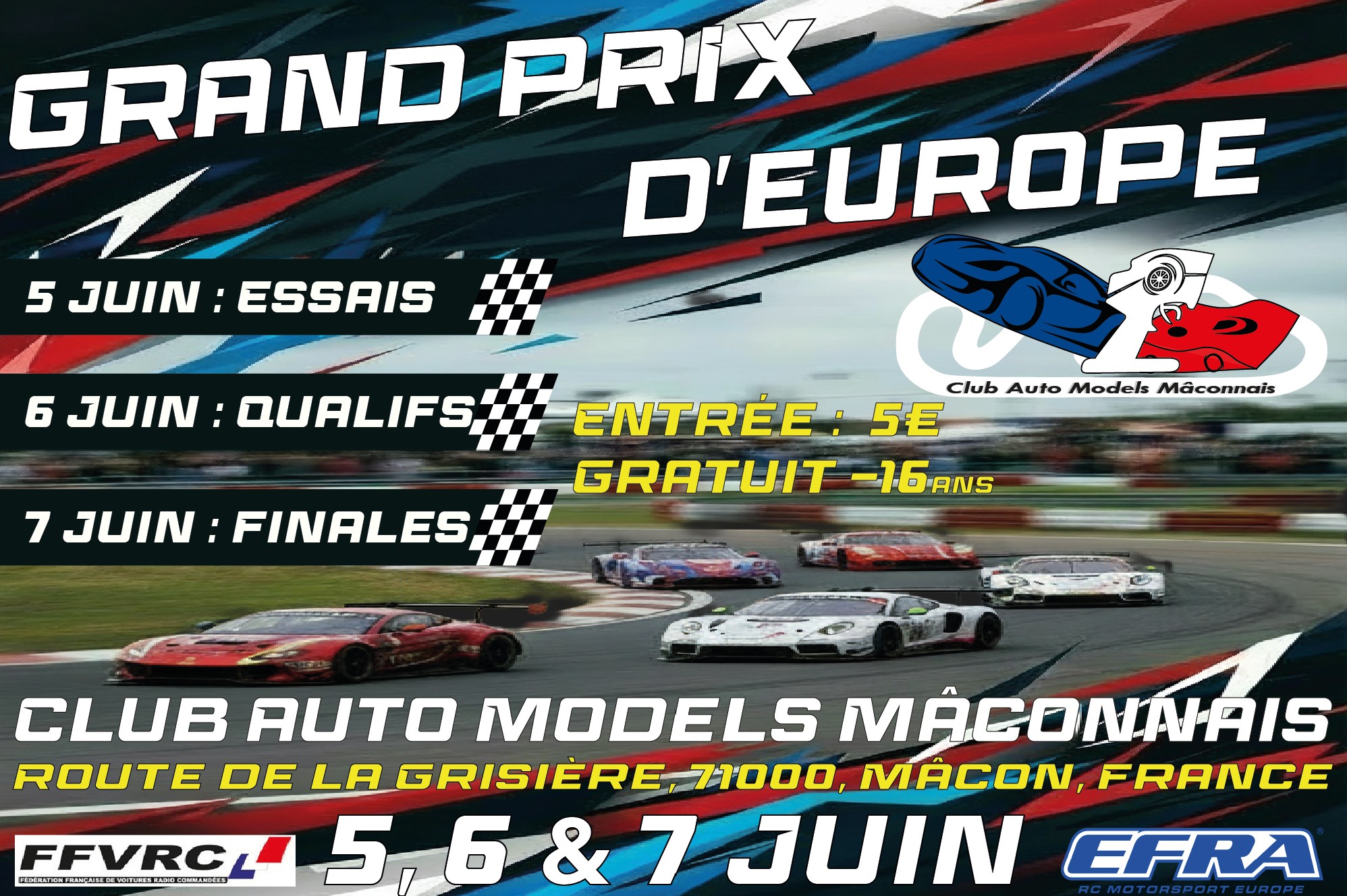 Automodélisme : Grand Prix d'Europe