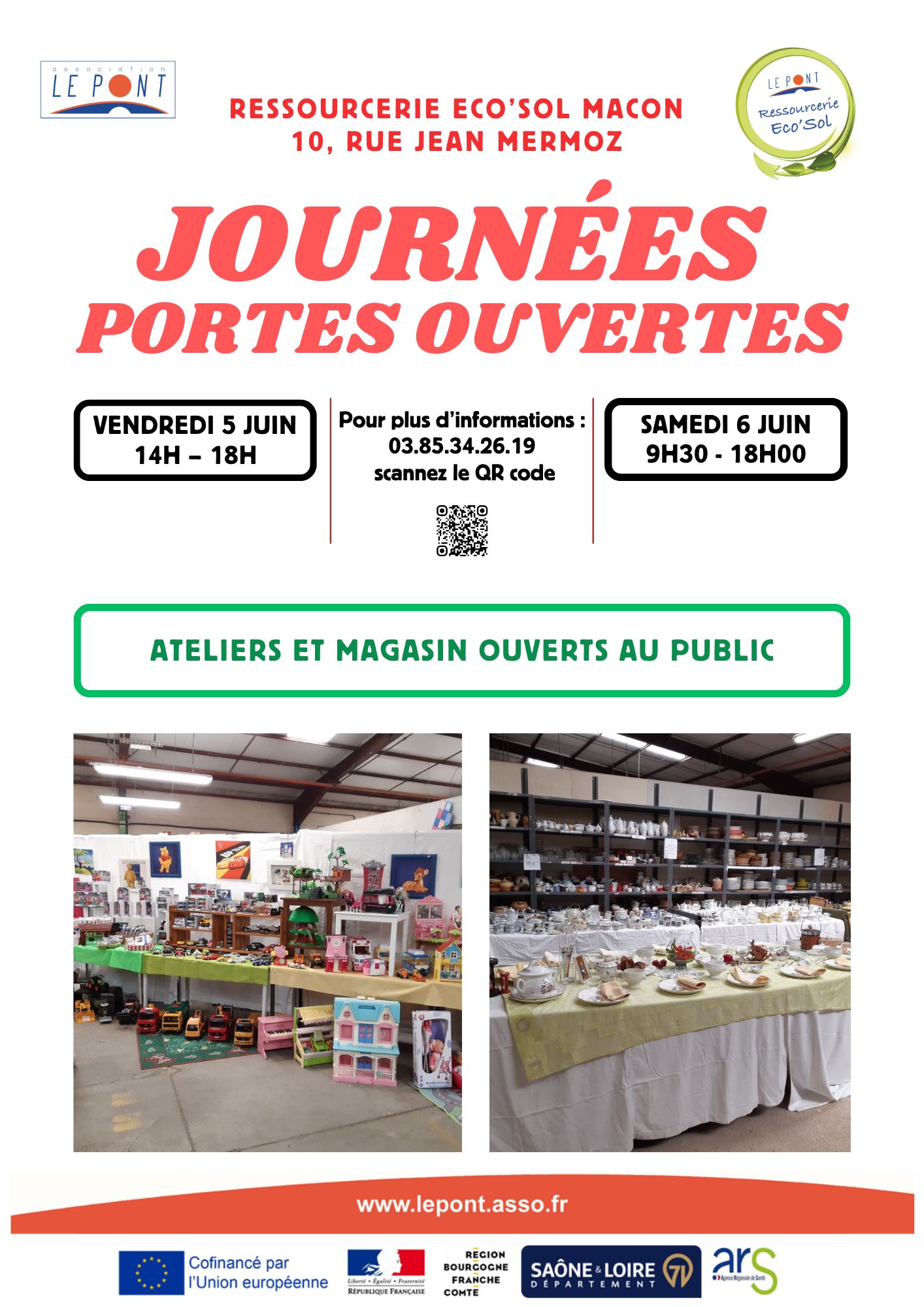 Journées portes ouvertes de la Ressourcerie Eco'Sol