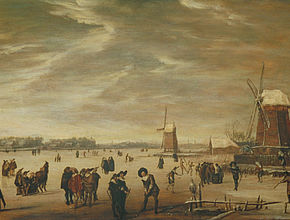 Paysage d'hiver, A. Verstraelen (XVIIe siècle) - Agrandir l'image (fenêtre modale)