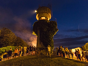 Animation "Les feux de la Saint-Jean" à Saint-Jean-le-Priche - Agrandir l'image (fenêtre modale)