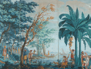 Papier peint, manufacture Dufour (1804) - Agrandir l'image (fenêtre modale)